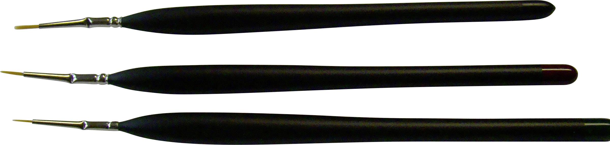 ZAHN Pinsel Model making brush Synthetics 3-piece