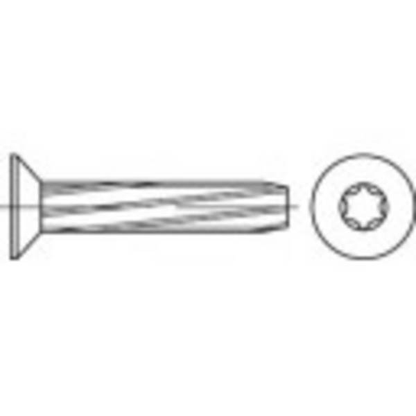 TOOLCRAFT  141861 Self-tapping screws M3 8 mm Star DIN 7516   Steel zinc galvanized 2000 pc(s)
