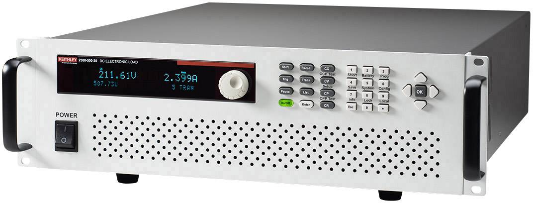 A grey, rectangular electronic device with a digital display and keypad, likely a measuring or control instrument.