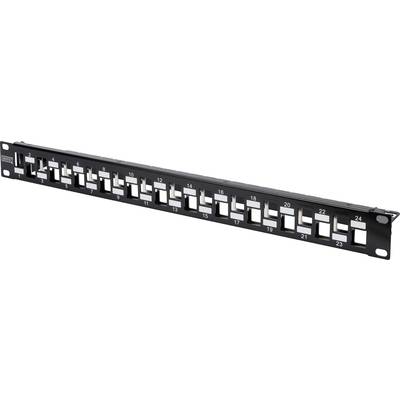   Digitus  DN-91412  24 ports  Network patch panel  483 mm (19")  Unequipped  1 U  