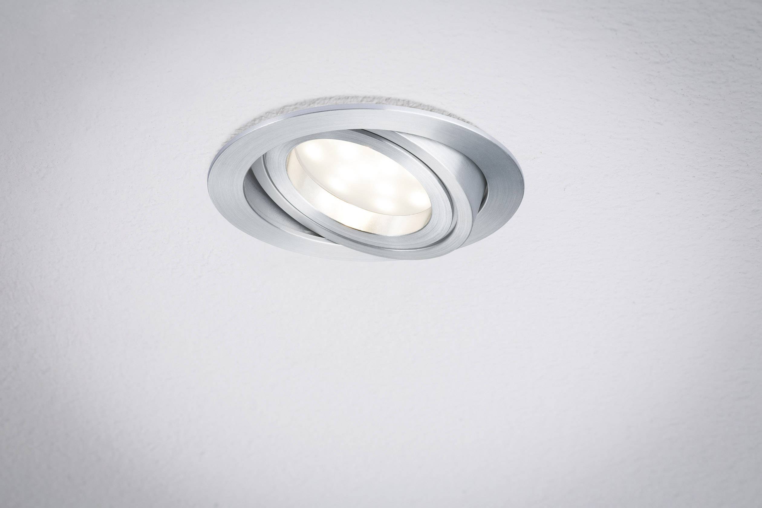 Paulmann Coin 92798 Led Recessed Light 6 8 W Warm White Aluminium Conrad Com