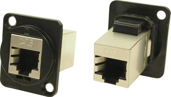 XLR Adapter UTP RJ45 CAT 6 Adapter, built-in CP30222SMB CP30222SMB Cliff Content: 1 pc(s)
