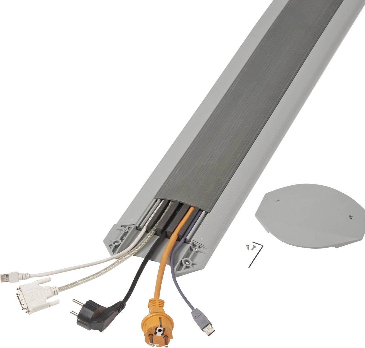 Serpa Cable bridge TPE (low-odour thermoplastic elastomer ) Light grey, Dark grey No. of channels: 5 1500 mm Content: 1 Set