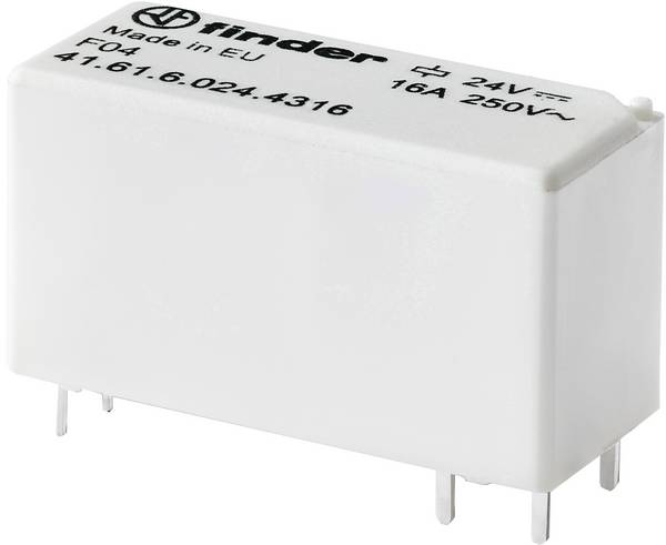 Finder 41.61.6.024.4316 PCB relay 24 V DC 16 A 1 maker 1 pc(s)