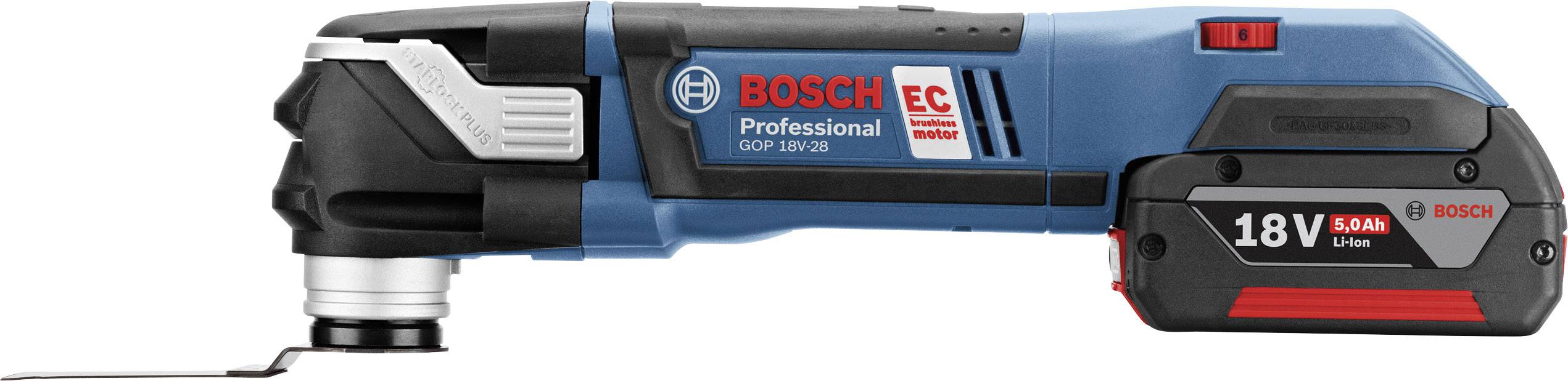 Bosch Professional GOP18V-28 06018B6003 Cordless multifunction tool incl. spare battery, incl. case 20-piece 18 V 5 Ah-1