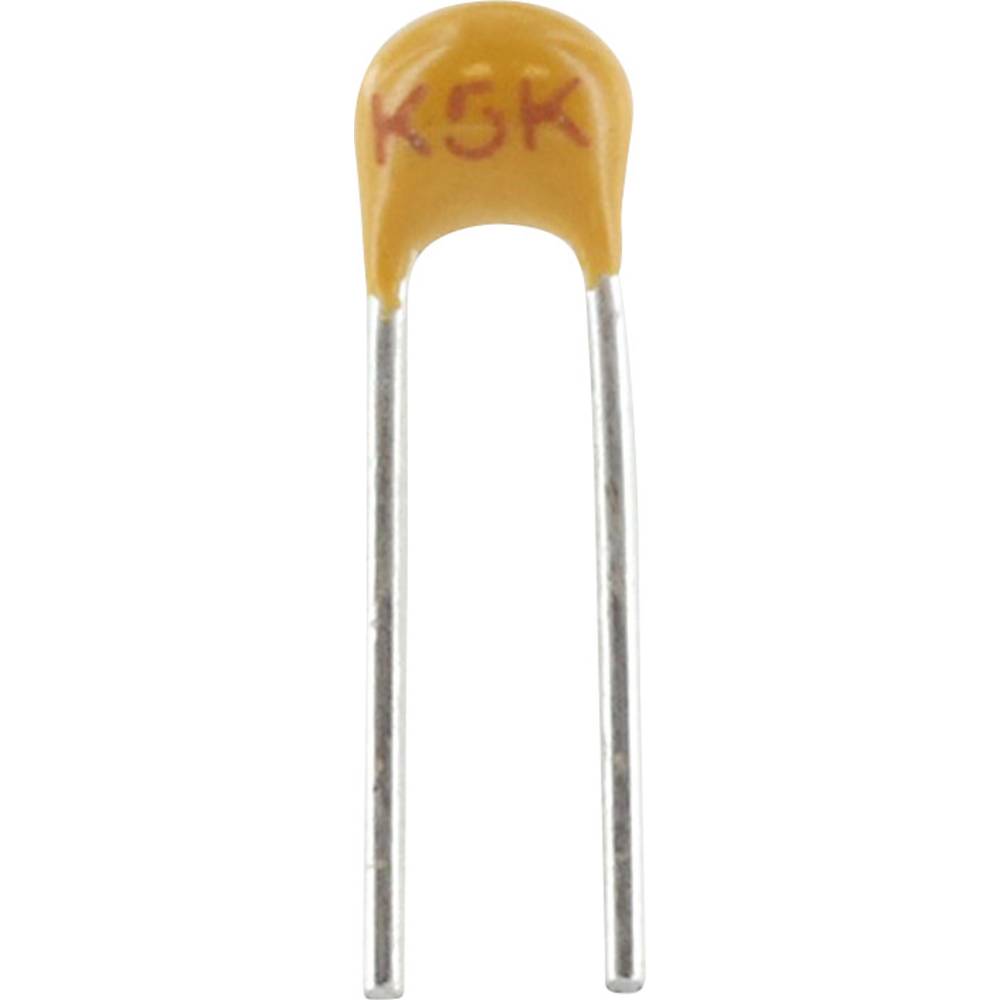 Kemet C315C103K1R5TA+ Ceramic capacitor Radial lead 10 nF 100 V 10 % (L x W x H) 3.81 x 2.54 x 3.14 mm 1 pc(s)