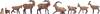 NOCH H0 Alpine animals 15742 Painted