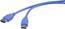 Renkforce USB cable USB 3.2 1st Gen (USB 3.0 / USB 3.1 1st Gen) USB-A plug, USB-A socket 1.80 m Blue gold plated connect