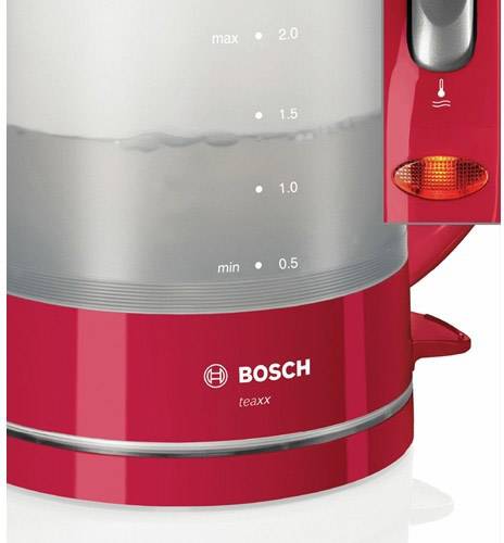 Bosch Haushalt TTA2010 Teebereiter Rot Hellgrau 