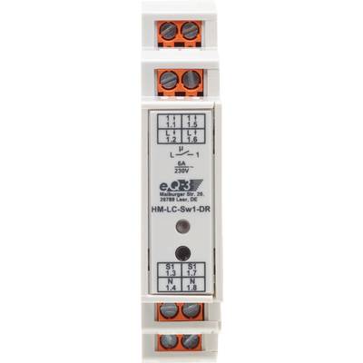 Homematic 141378 HM-LC-Sw1-DR Wireless Actuator   1-channel  DIN rail 1380 W