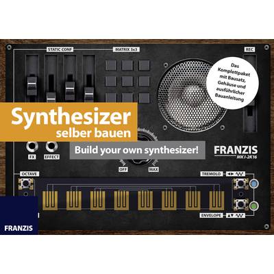 Franzis Verlag 65341 Synthesizer selber bauen Sound & Light Synthesizer assembly kit 14 years and over 