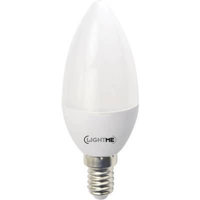 LightMe LM85147 LED (monochrome) EEC F (A - G) E14 Candle shape 5 W = 40 W Warm white (Ø x L) 37 mm x 108 mm dimmable (V