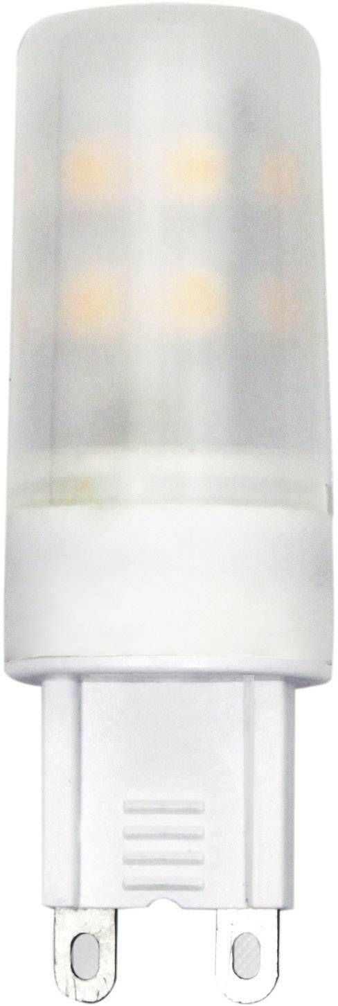 LightMe LM85224 LED (monochrome) EEC F (A - G) G9 Pin base 3.5 W = 32 W Warm white (Ø x L) 16 mm x 50 mm 1 pc(s)