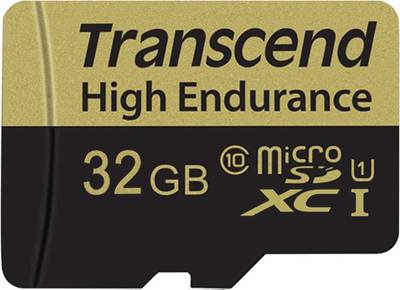 indtryk Blikkenslager symptom Transcend High Endurance microSDHC card 32 GB Class 10 incl. SD adapter |  Conrad.com