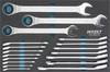Hazet 163-366/18 Ratcheting crowfoot wrench set 18-piece Spanner size (metric) 8 - 32 mm