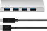 Belkin USB 3.0 4-Port Hub with C-USB cable