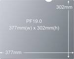 3M ™ PF 19.0 Filter Standard for desktops 48.3 cm standard (corresponds to 19.0