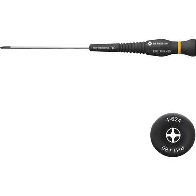 Bernstein Tools  4-624 ESD Pillips screwdriver PH 1 Blade length: 80 mm 