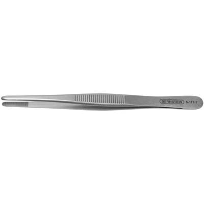 A silver tweezers with a ridged tip and a smooth handle, with 'BERNSTEIN 5-117' embossed on it.
