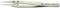 A silicon tweezers made of metal with whitish tips and side screws. Labelled with 'BERNSTEIN 5-143'.
