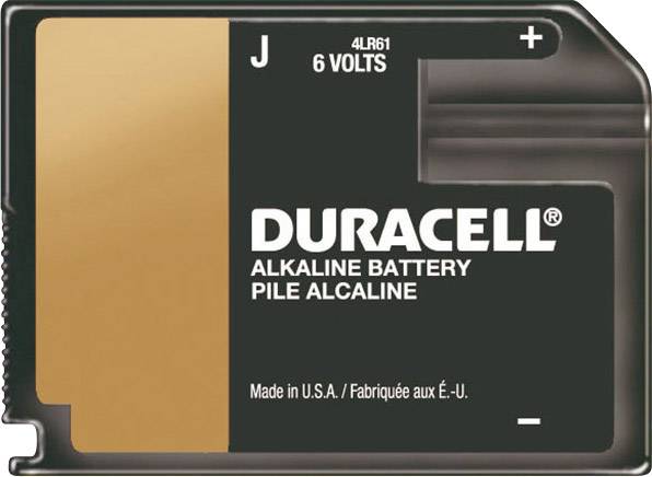 Image of Duracell 4LR61 Block Non-standard battery 6V Alkali-manganese 6 V 500 mAh 1 pc(s)