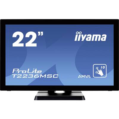 Iiyama ProLite T2236MSC Touchscreen EEC: F (A - G)  55.9 cm (22 inch) 1920 x 1080 p 16:9 8 ms USB 3.2 1st Gen (USB 3.0),