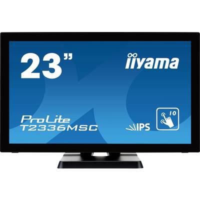 Iiyama ProLite T2336MSC Touchscreen EEC: F (A - G)  58.4 cm (23 inch) 1920 x 1080 p 16:9 5 ms USB 3.2 1st Gen (USB 3.0),