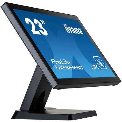 Iiyama ProLite T2336MSC Touchscreen EEC: F (A - G) 58.4 cm (23 inch) 1920 x 1080 p 16:9 5 ms USB A (USB 3.2 1st gen), VG-2