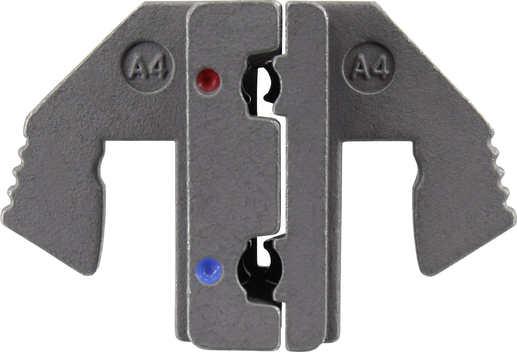 TOOLCRAFT PLE-0A4 Crimping Bits Insulated blade terminal receptacles Crimp area: 0.5 up to 2.5 mm² Suitable for brand (pliers): TOOLCRAFT PZ-500