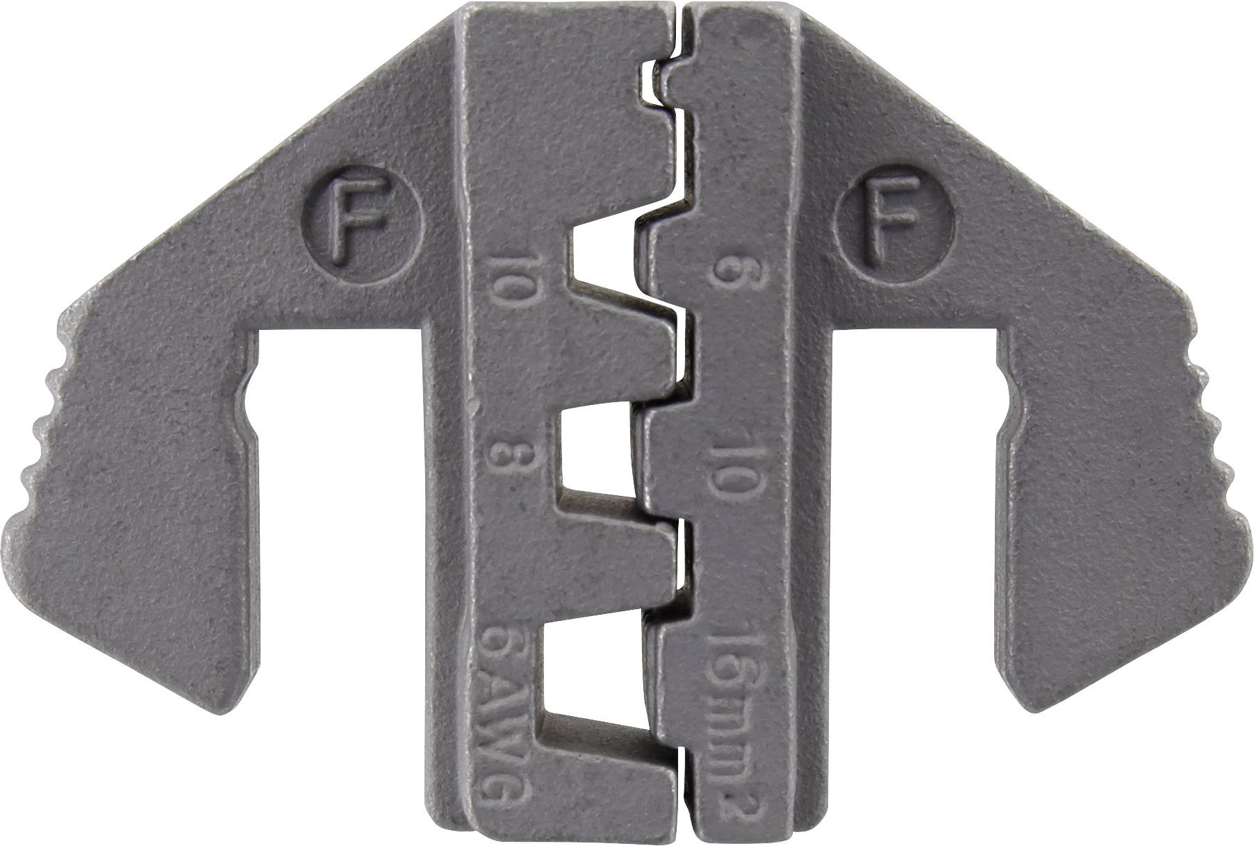 TOOLCRAFT PLE-0F Crimp inset Ferrules 6 up to 16 mm² Suitable for brand (pliers): TOOLCRAFT PZ-500