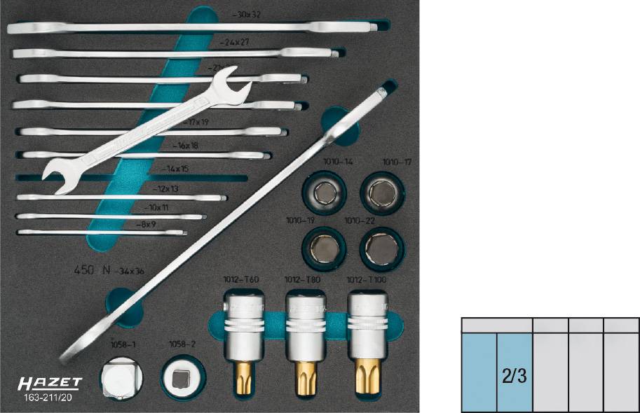 Hazet Hazet 163 211 20 Trades People Tool Kit 20 Piece Conrad Com