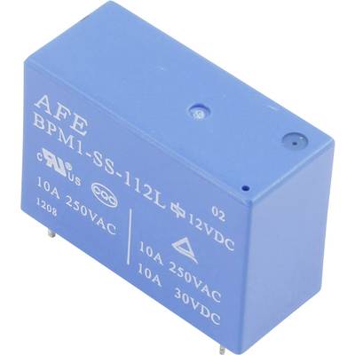 AFE BPM1-SS-112LM PCB relay 12 V DC 10 A 1 maker 1 pc(s) 