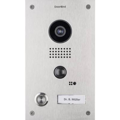 DoorBird  IP video door intercom Wi-Fi, LAN Outdoor panel Detached Stainless steel