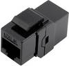 TRU COMPONENTS 93013c1176 RJ45 double clutch 1425900 Adapter, straight Black 1 pc(s)