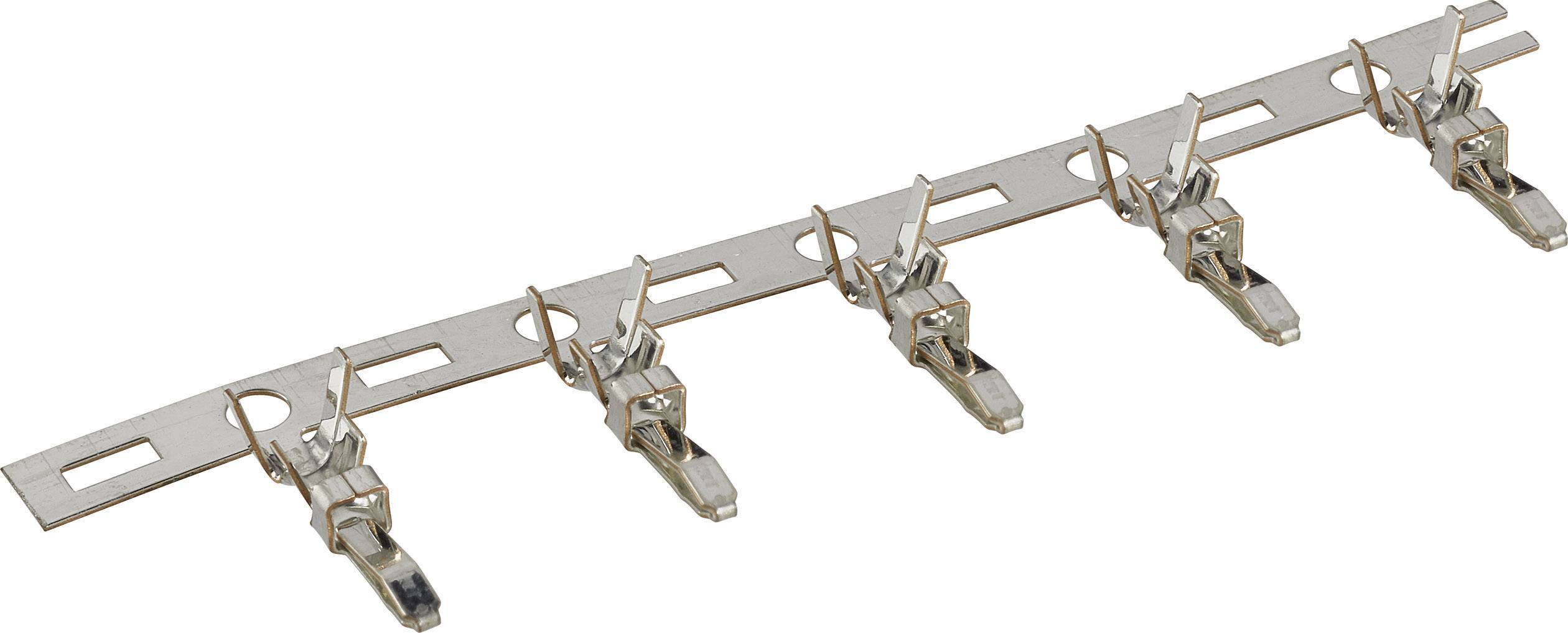 Metal rail with five movable clamping devices for securing objects, suitable for variable applications.