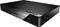 Black Blu-ray player with slim, rectangular design. Brand name 'Panasonic' visible at the front, with power button and connections.