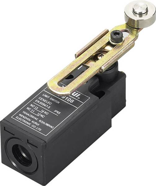 TRU COMPONENTS XZ9/108 Limit switch 250 V AC 10 A Pivot lever