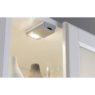 Paulmann SnapLED LED cabinet light (+ sliding door contact)  LED (monochrome) Built-in LED 0.33 W  Warm white Silver