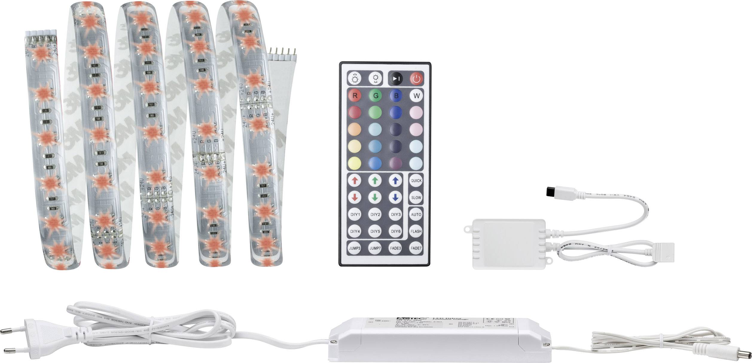 Paulmann MaxLED RGB 70674 LED strip basic set + plug 24 V 1.5 m RGB 1 pc(s)-0