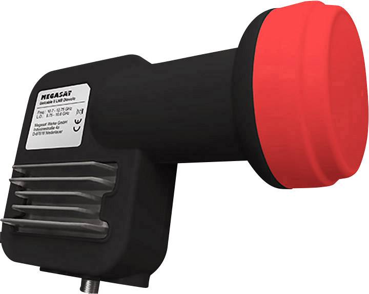 MegaSat II Diavolo Unicable LNB LNB feed size: 40 mm weatherproof Black, Red