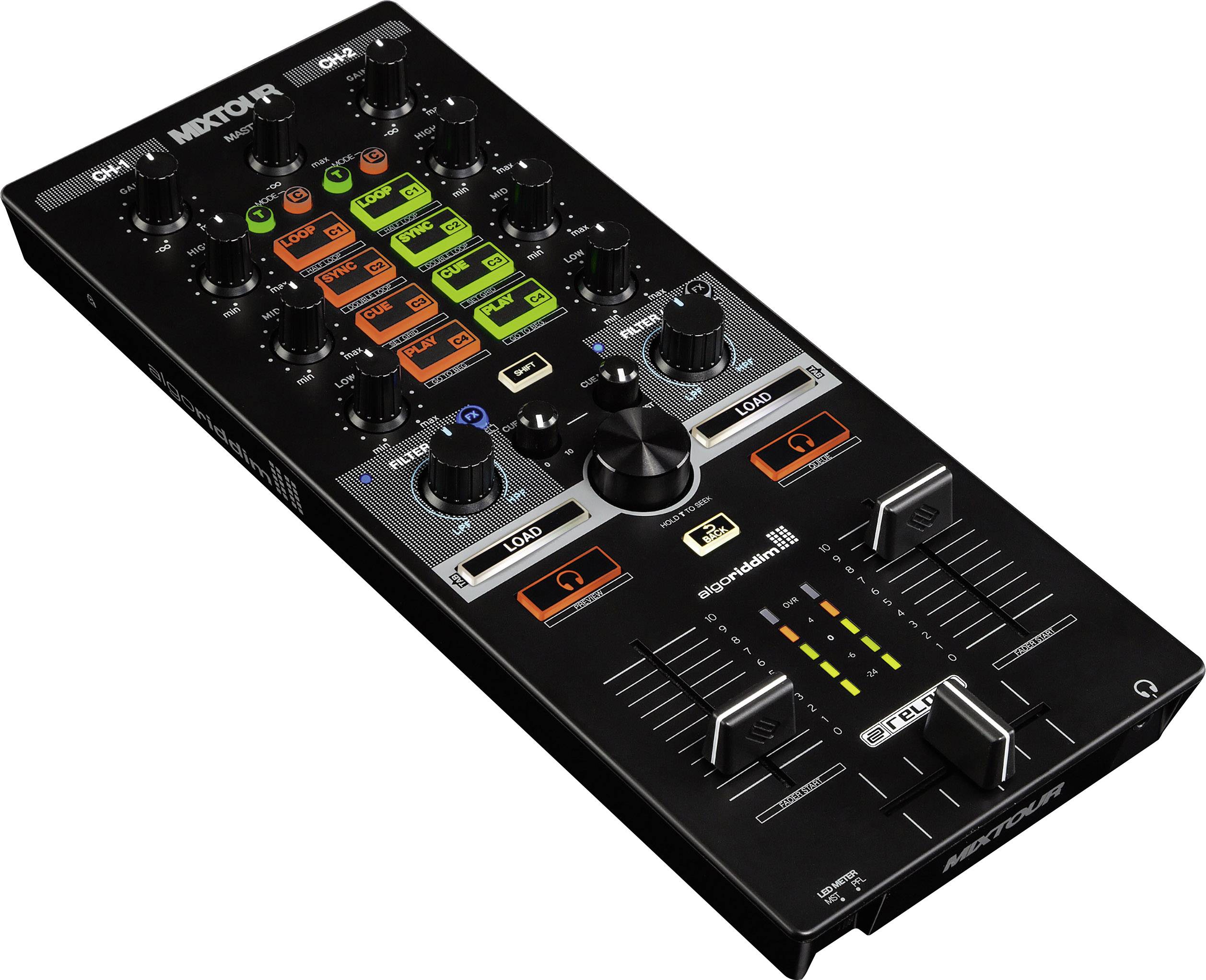 Reloop Mixtour 2-channel DJ mixer