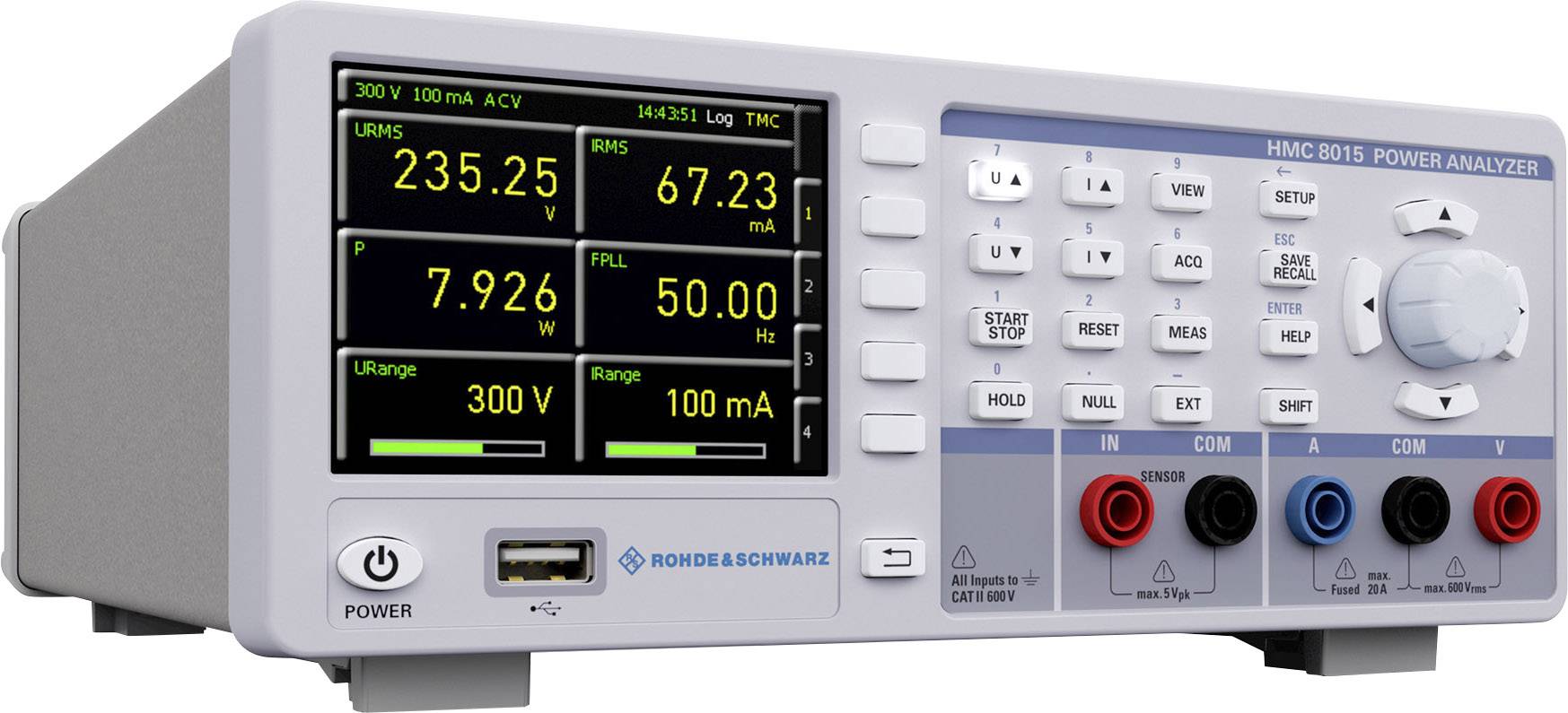 Rohde & Schwarz HMC8015 Network diagnostics 1-phase Data logger-0