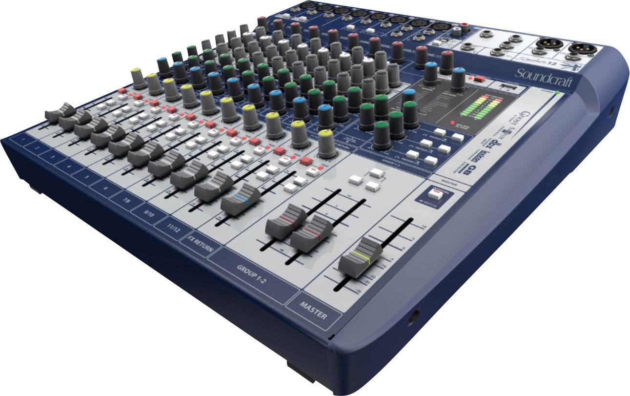 SoundCraft SIGNATURE 12 Mixing console No. of channels:12 USB port-1