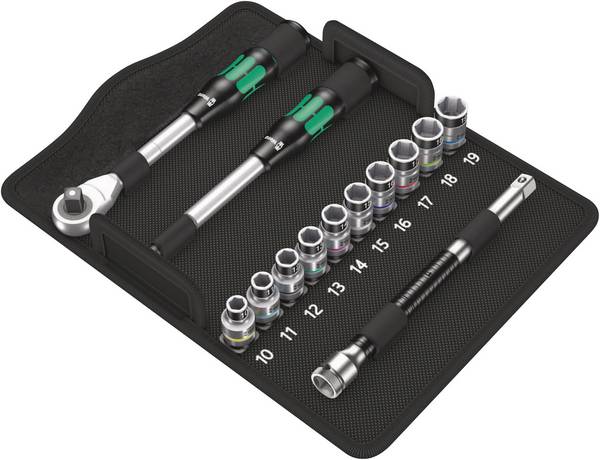 Wera 8006 SC 1 Bit set Metric 1/2" (12.5 mm) 13-piece 05004090001