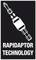 'RAPIDAPTOR TECHNOLOGY' on a black background with an outline of a quick-change bit holder in white.