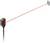 Electronic sensor sends a red laser beam to a receiver. Used for precision measurement or object detection.