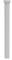 A long, narrow, vertical object in light grey colour on a white background.