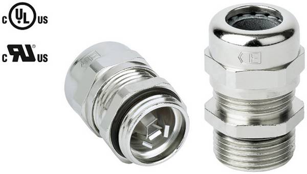 Jacob 50.625 M/EMVD Cable gland EMC, with strain relief M25 Brass Brass 1 pc(s)