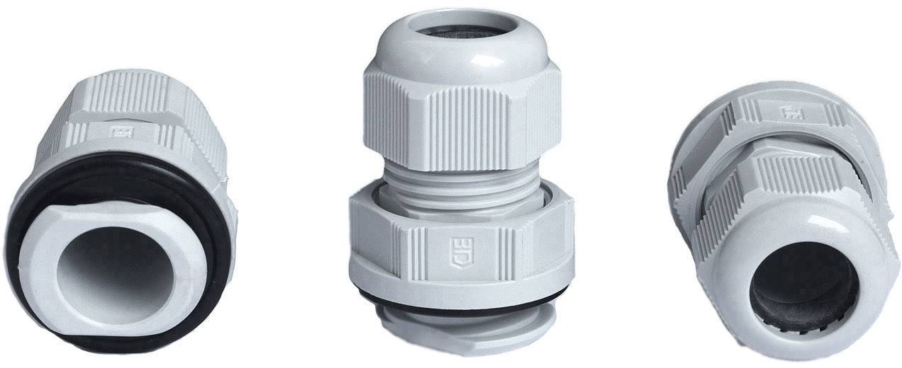 Jacob K341-1016-00 with strain relief M16 Polyamide Grey-white (RAL 7035) 1 pc(s)