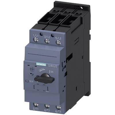 A Siemens Sirius electrical circuit breaker, typically used for controlling and protecting electrical circuits.